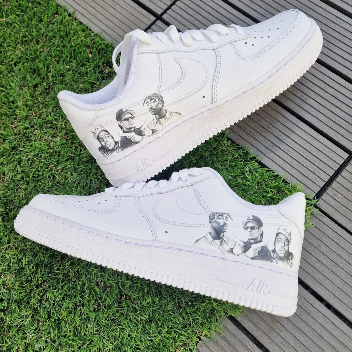 Happy Creative Air Force 1 All stars Custom Sneaker