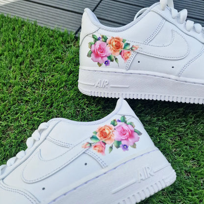 Nike Air Force one Custom Sneaker Blumen