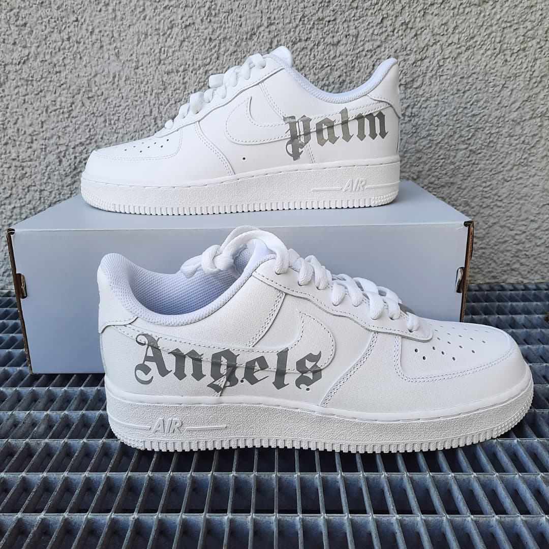 Nike Air Force one Custom  Palm Angels Happy creative