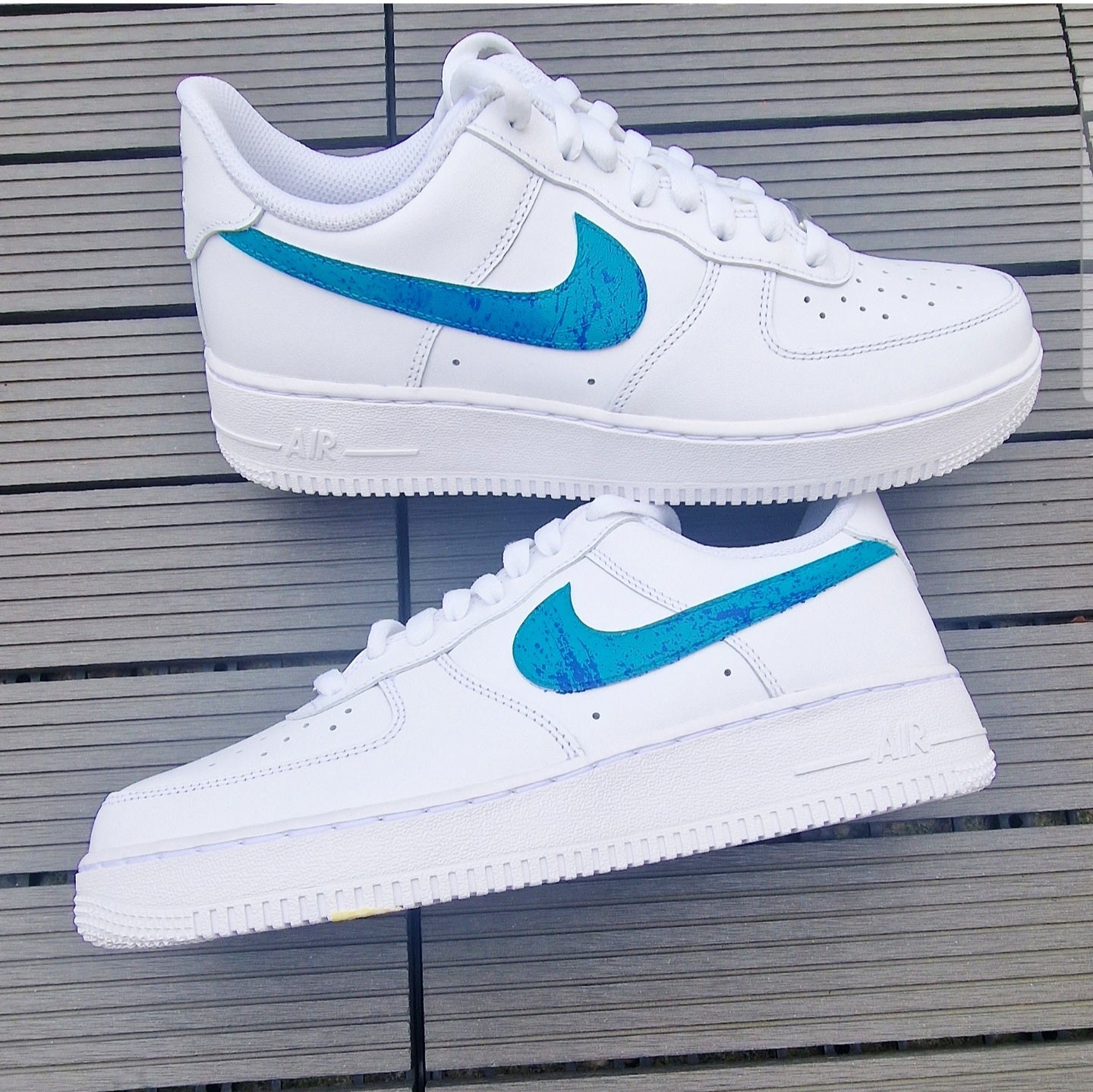 Air Force 1 "splash türkis blue"