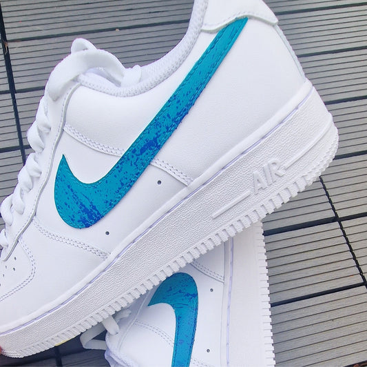 Air Force 1 "splash türkis blue"