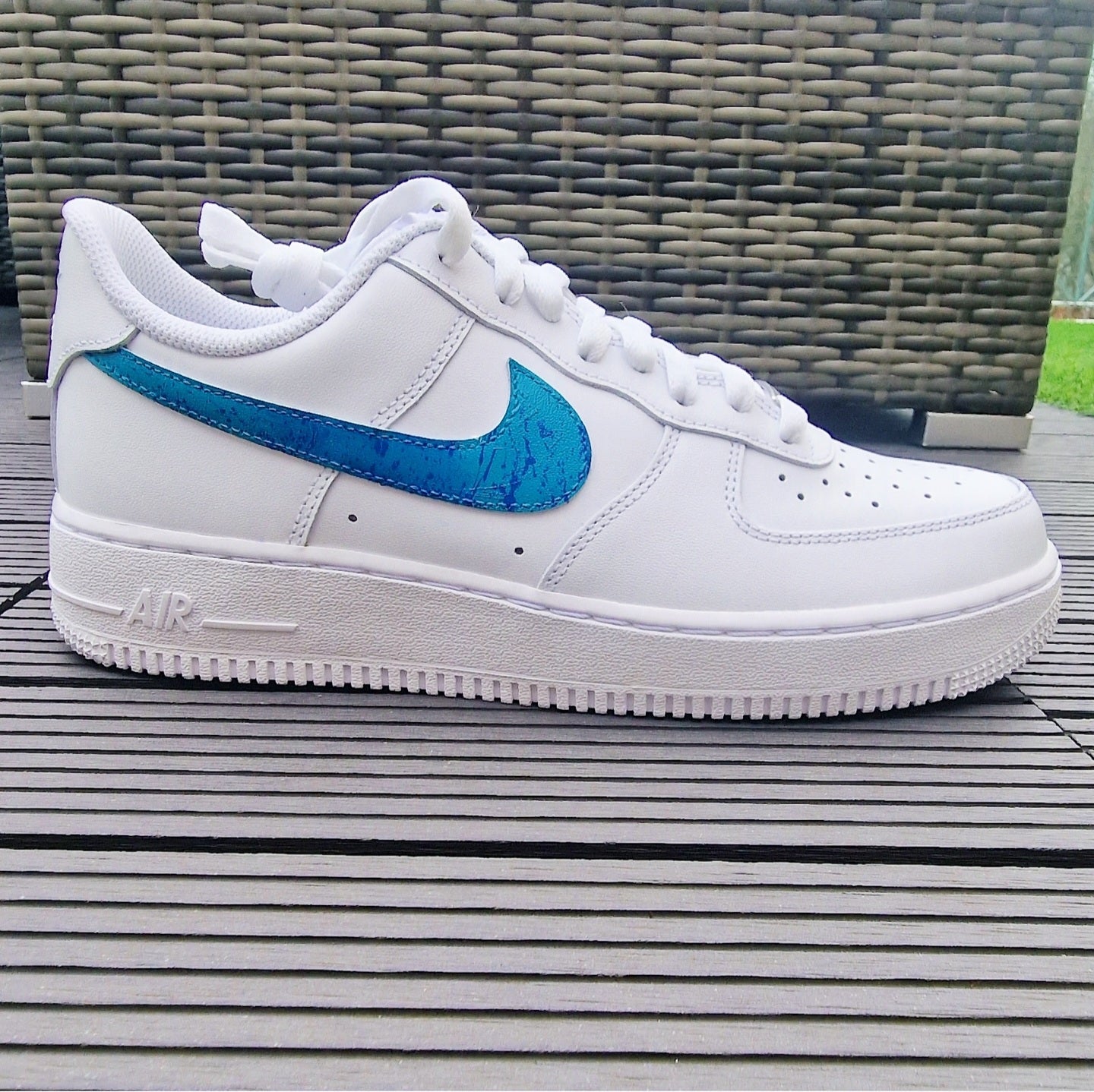 Air Force 1 "splash türkis blue"