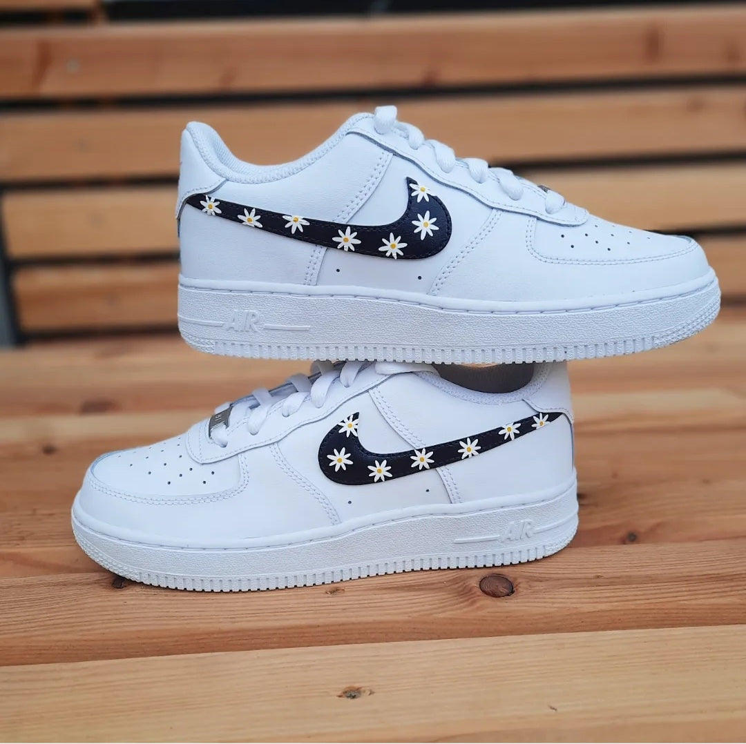 Nike Air Force one Custom Sneaker Blumen flower