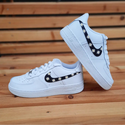 Nike Air Force one Custom Sneaker Blumen flower