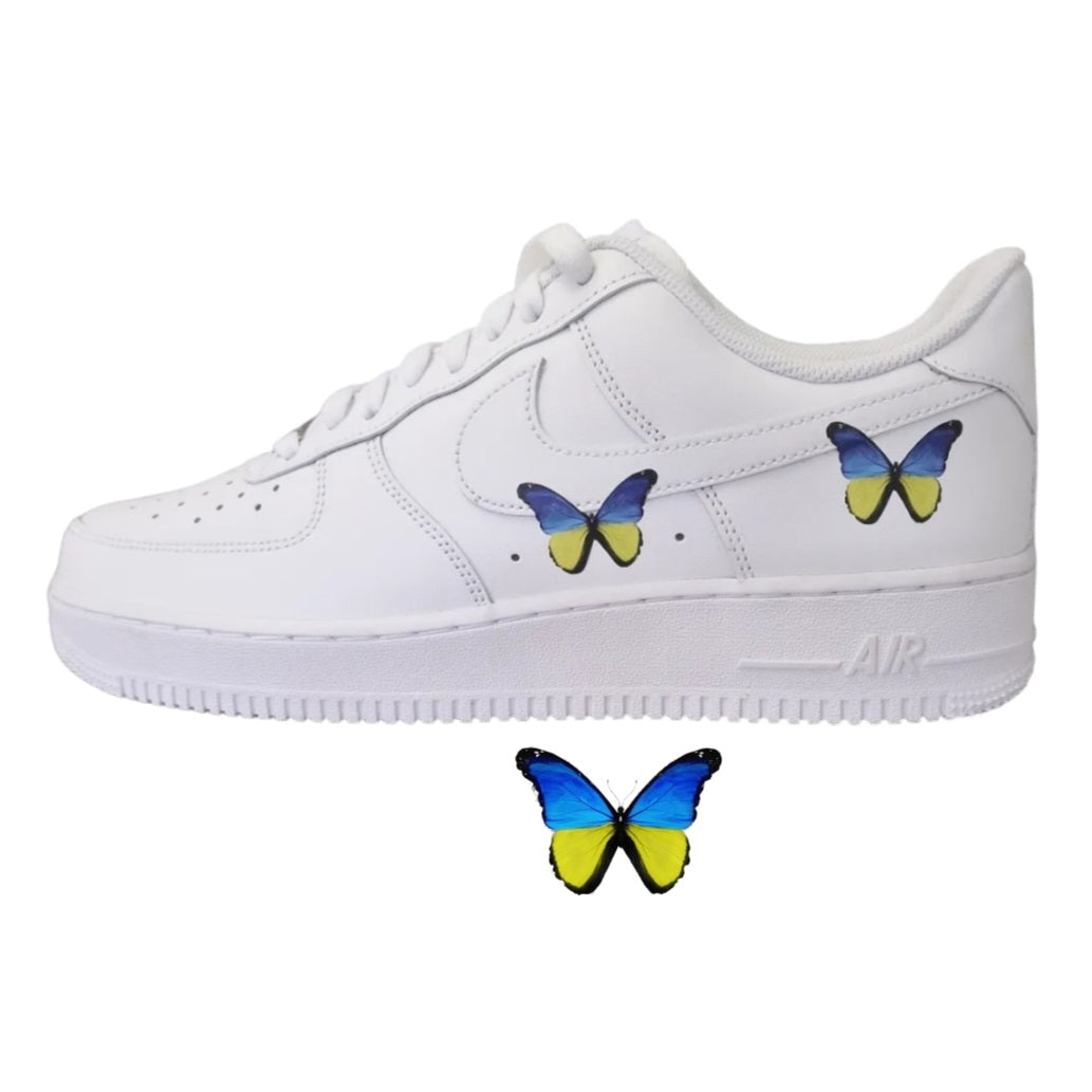 Nike-air-force-one-Sneakerfolie-transfer-für-schuhe-schmetterling-ukraine