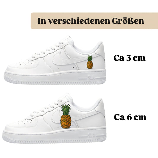 Bügelbilder einzigartige für viele verschiedene Schuhe Ananas