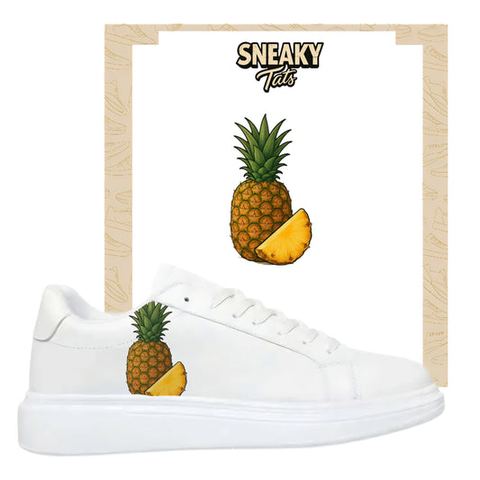 Bügelbilder einzigartige für viele verschiedene Schuhe Ananas mit Scheibe