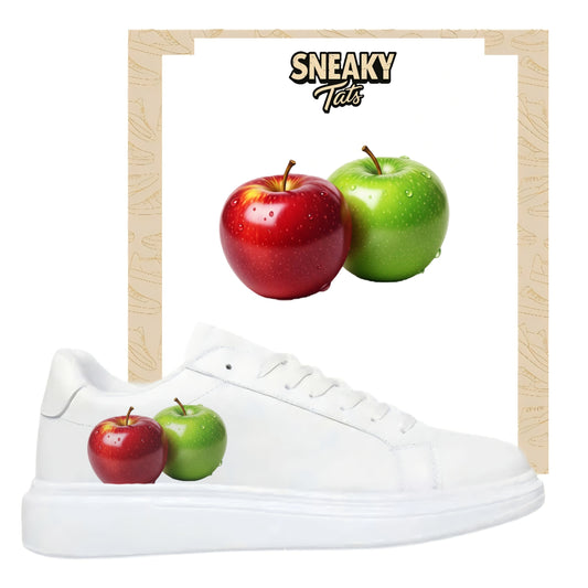 Bügelfolie für alle Schuhe zum personalisieren custom Sneaker Apple