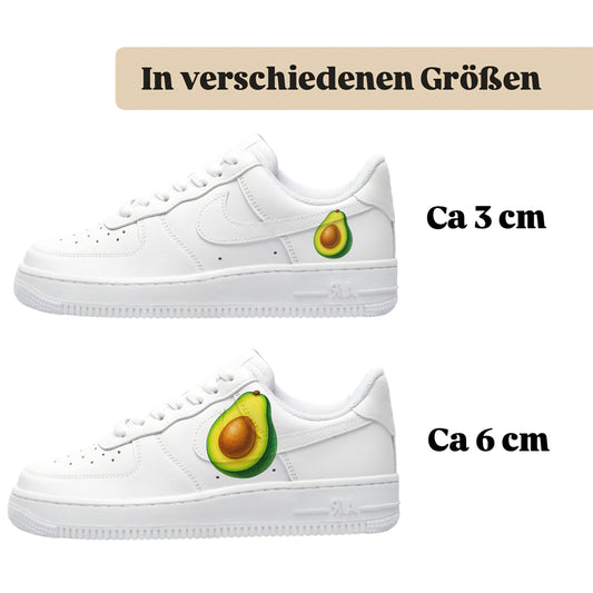 Bügelbilder einzigartige für viele verschiedene Schuhe Avocado