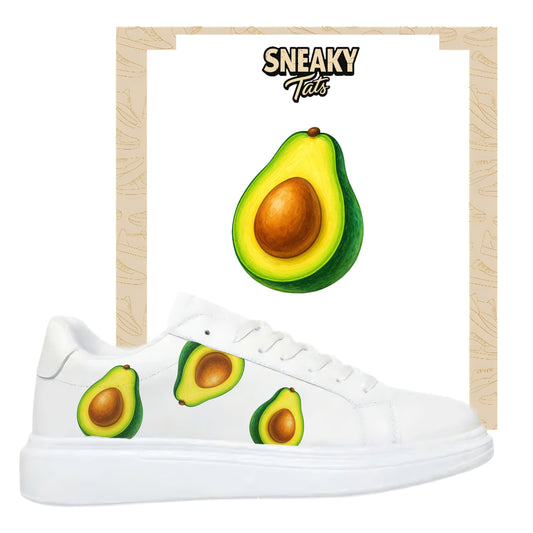 Bügelbilder einzigartige für viele verschiedene Schuhe Avocado