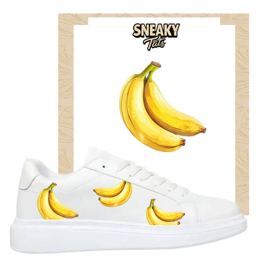 Sneakerfolien für verschiedene Schuhe Puma Adidas Nike Badelatschen Banane
