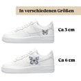 Load image into Gallery viewer, Sneakerfolien für verschiedene Schuhe Puma Adidas Nike Badelatschen Blumen Schmetterlinge
