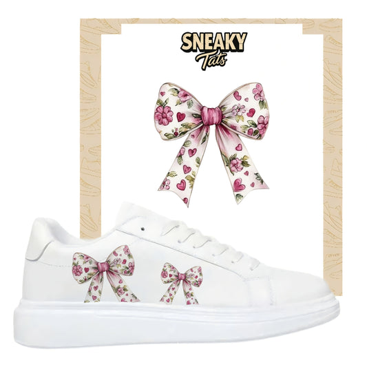 Sneakerfolien für verschiedene Sneakerarten Blumenschleife