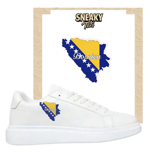 Bügelbilder für verschiedene Sneaker Nike Adidas Bosnien
