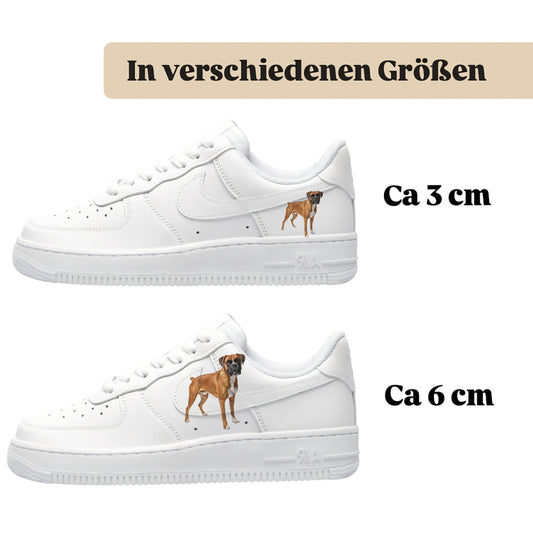 Bügelfolie für alle Schuhe zum personalisieren custom Sneaker Boxxer