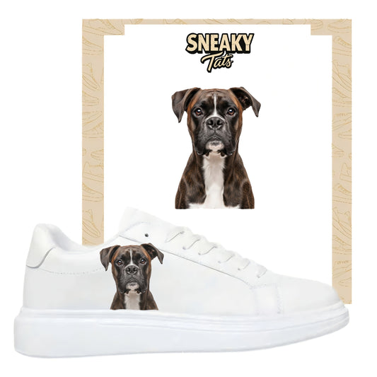 Bügelfolie für alle Schuhe zum personalisieren custom Sneaker Boxer