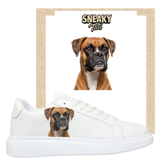 Bügelfolie für alle Schuhe zum personalisieren custom Sneaker Boxer