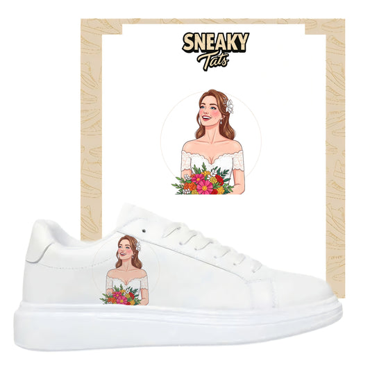 Sneakerfolien für verschiedene Schuhe Braut