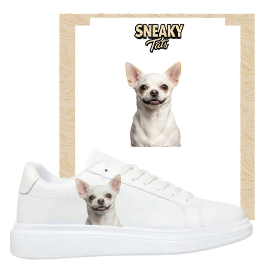 Bügelfolie für alle Schuhe zum personalisieren custom Sneaker Chihuahua