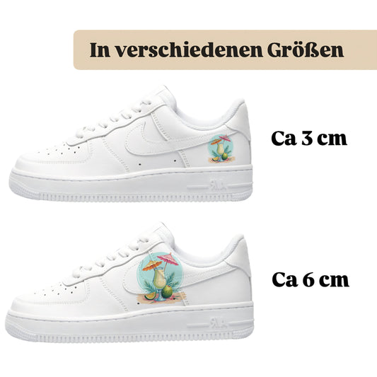 Bügelbilder für verschiedene Sneaker Nike Adidas Cocktail