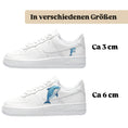 Load image into Gallery viewer, Bügelfolie für alle Schuhe zum personalisieren custom Sneaker Delfin
