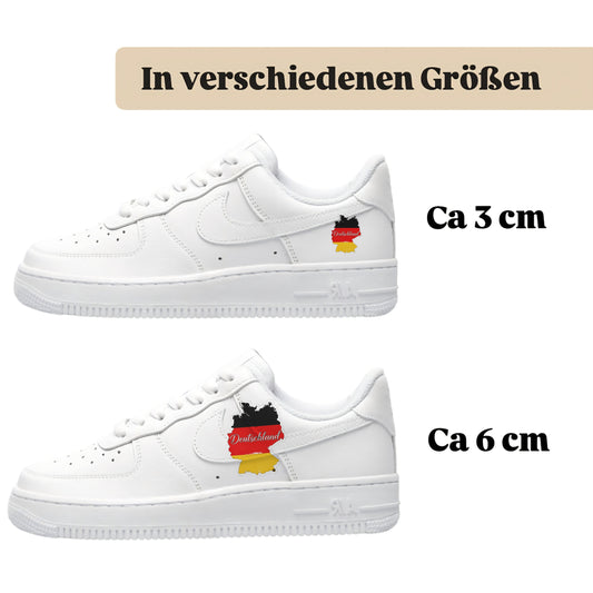 Bügelbilder für verschiedene Sneaker Nike Adidas Deutschland