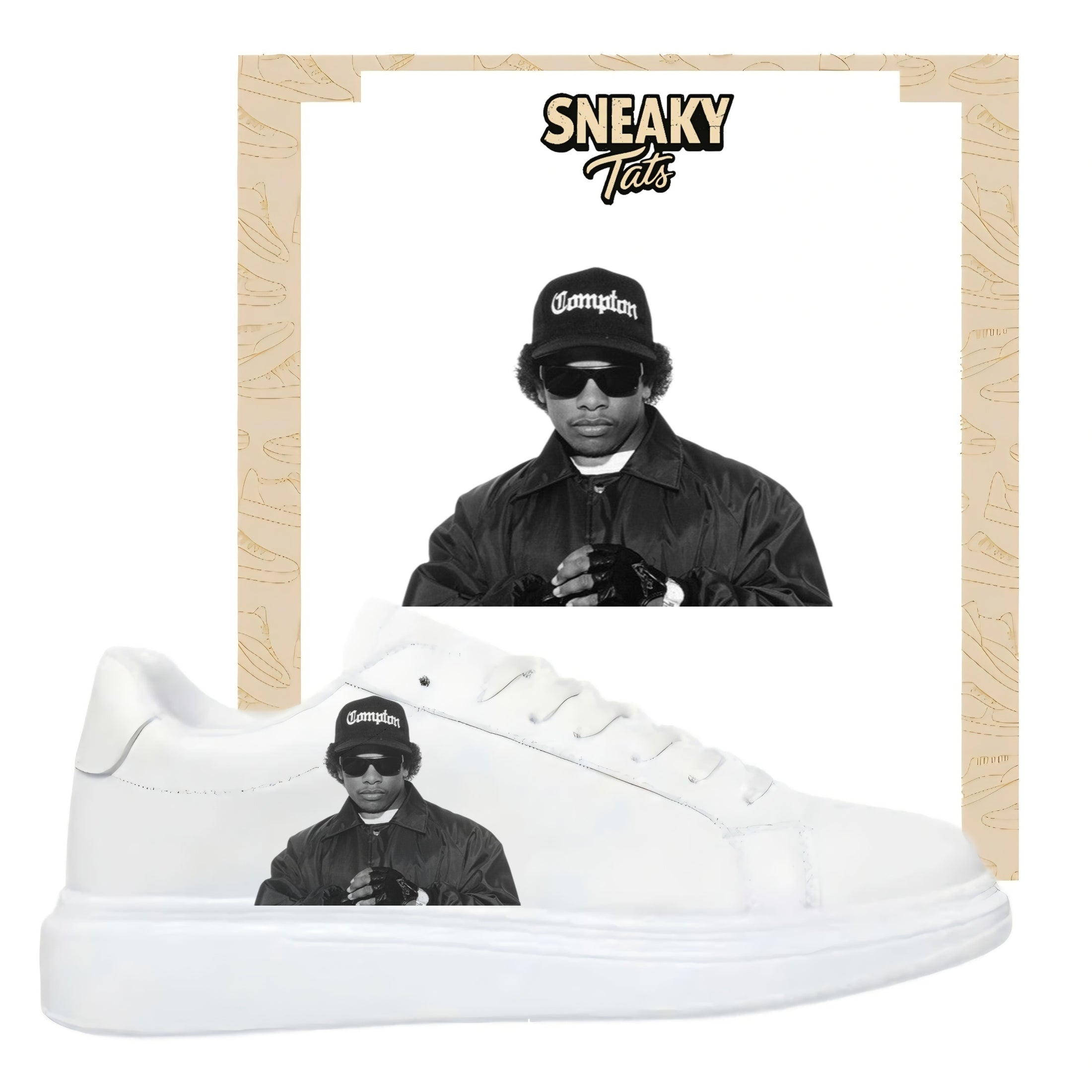 Bügelbilder für mehrere Sneakerarten Eazy-E