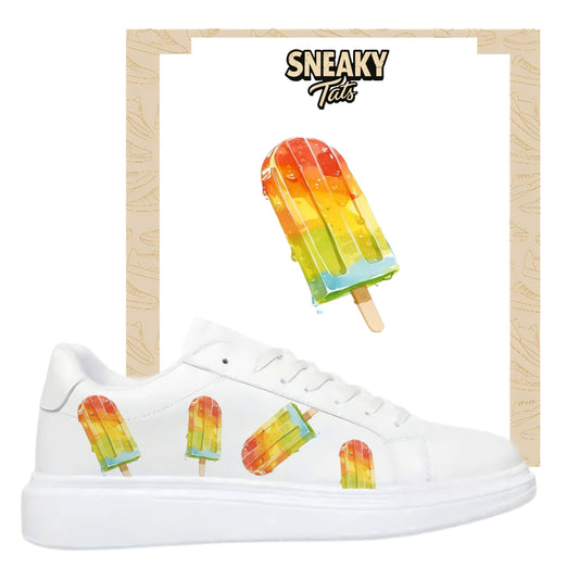 Sneakerfolien für verschiedene Schuhe Puma Adidas Nike Badelatschen Eis