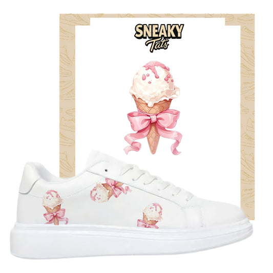 Bügelbilder für verschiedene Sneaker Nike Adidas Eis