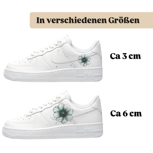 Sneakerfolien für verschiedene Schuhe Puma Adidas Nike Badelatschen Flower