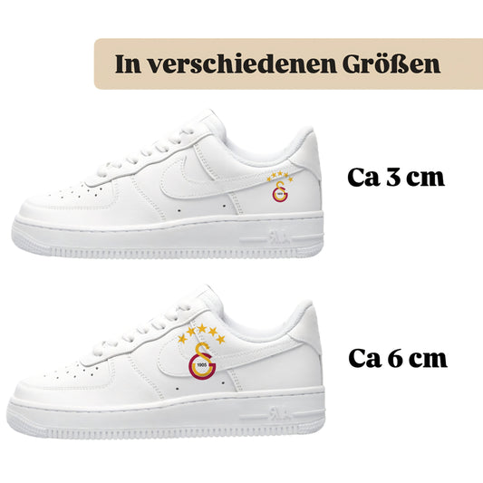 Bügelbilder für mehrere Sneakerarten Galatasaray