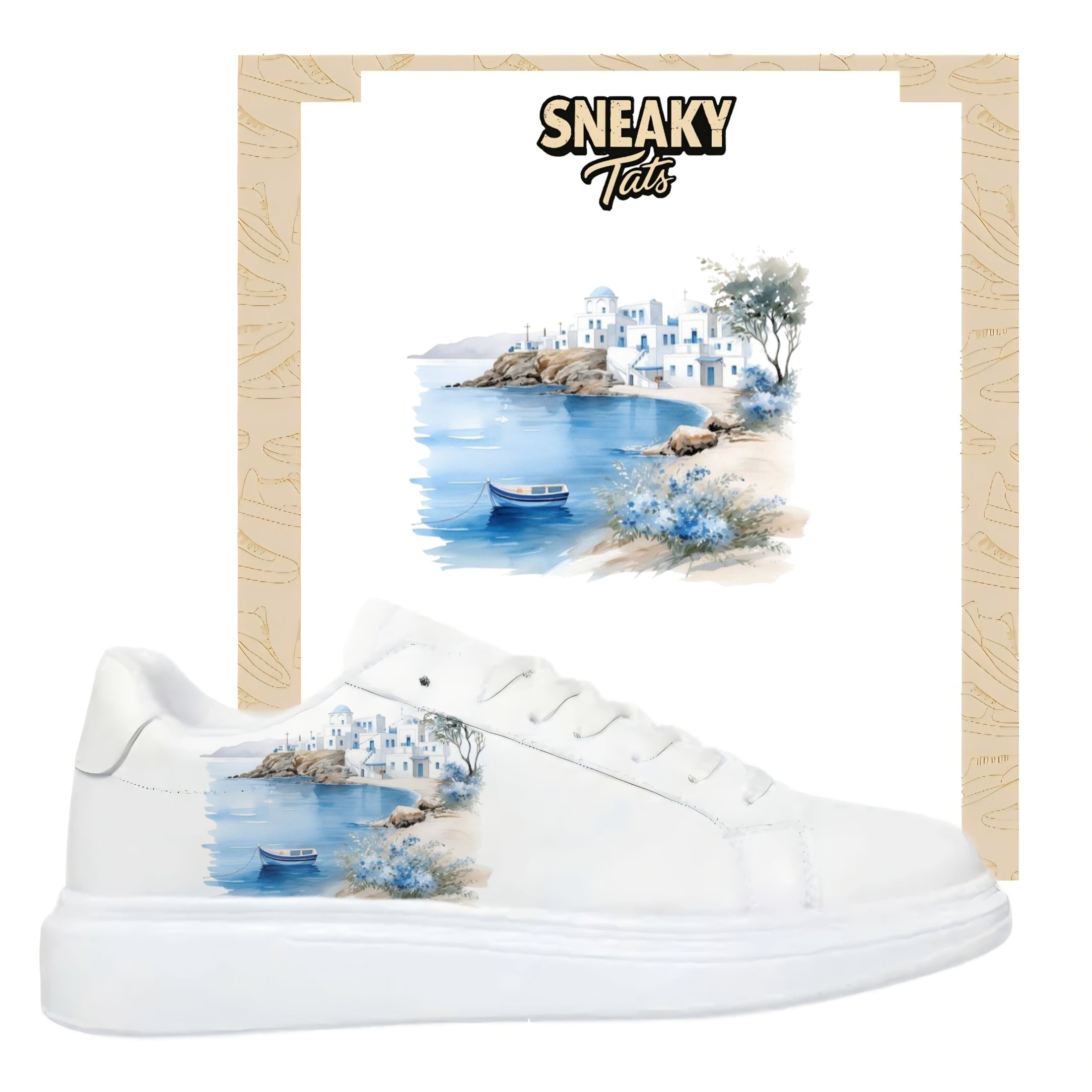Bügelbilder für verschiedene Sneaker Nike Adidas Griechenland