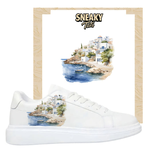 Bügelbilder für verschiedene Sneaker Nike Adidas Griechenland