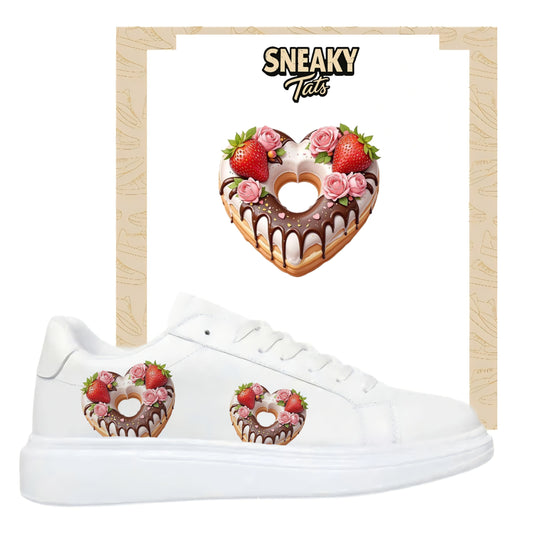 Bügelfolie für alle Schuhe zum personalisieren custom Sneaker Herz