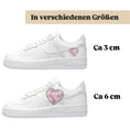 Load image into Gallery viewer, Bügelbilder für mehrere Schuharten Herz Diamant
