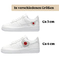 Load image into Gallery viewer, Bügelfolie für alle Schuhe zum personalisieren custom Sneaker Herz  Japan

