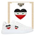 Load image into Gallery viewer, Bügelfolie für alle Schuhe zum personalisieren custom Sneaker Herz  Syrien

