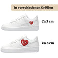 Load image into Gallery viewer, Bügelfolie für alle Schuhe zum personalisieren custom Sneaker Herz  Türkei
