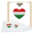 Load image into Gallery viewer, Bügelfolie für alle Schuhe zum personalisieren custom Sneaker Herz  Ungarn
