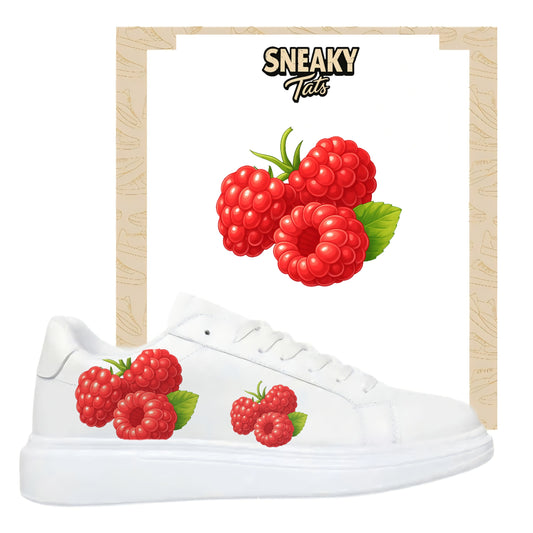 Bügelbilder einzigartige für viele verschiedene Schuhe Himbeeren