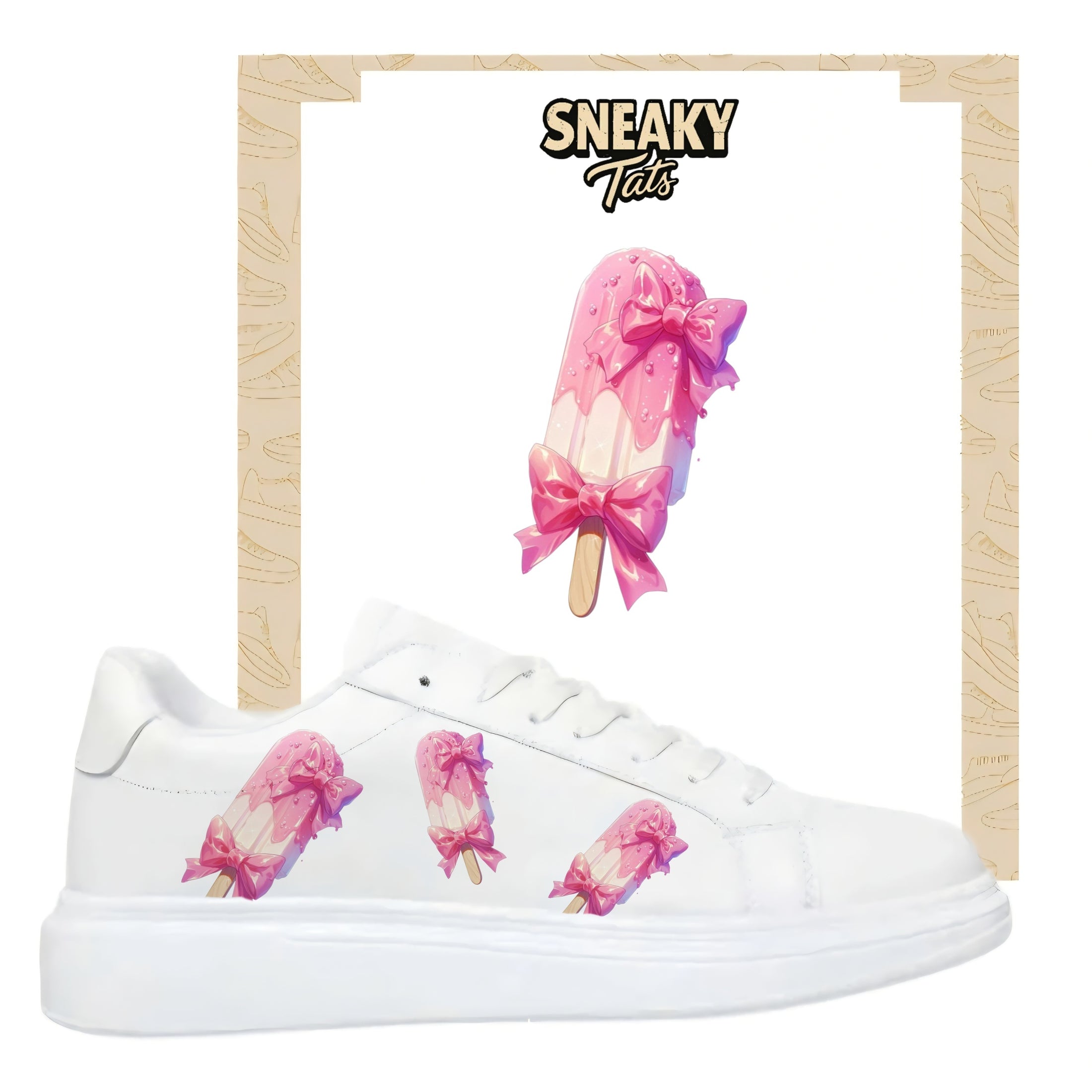 Sneakerfolien für verschiedene Schuhe Puma Adidas Nike Badelatschen Ice Cream
