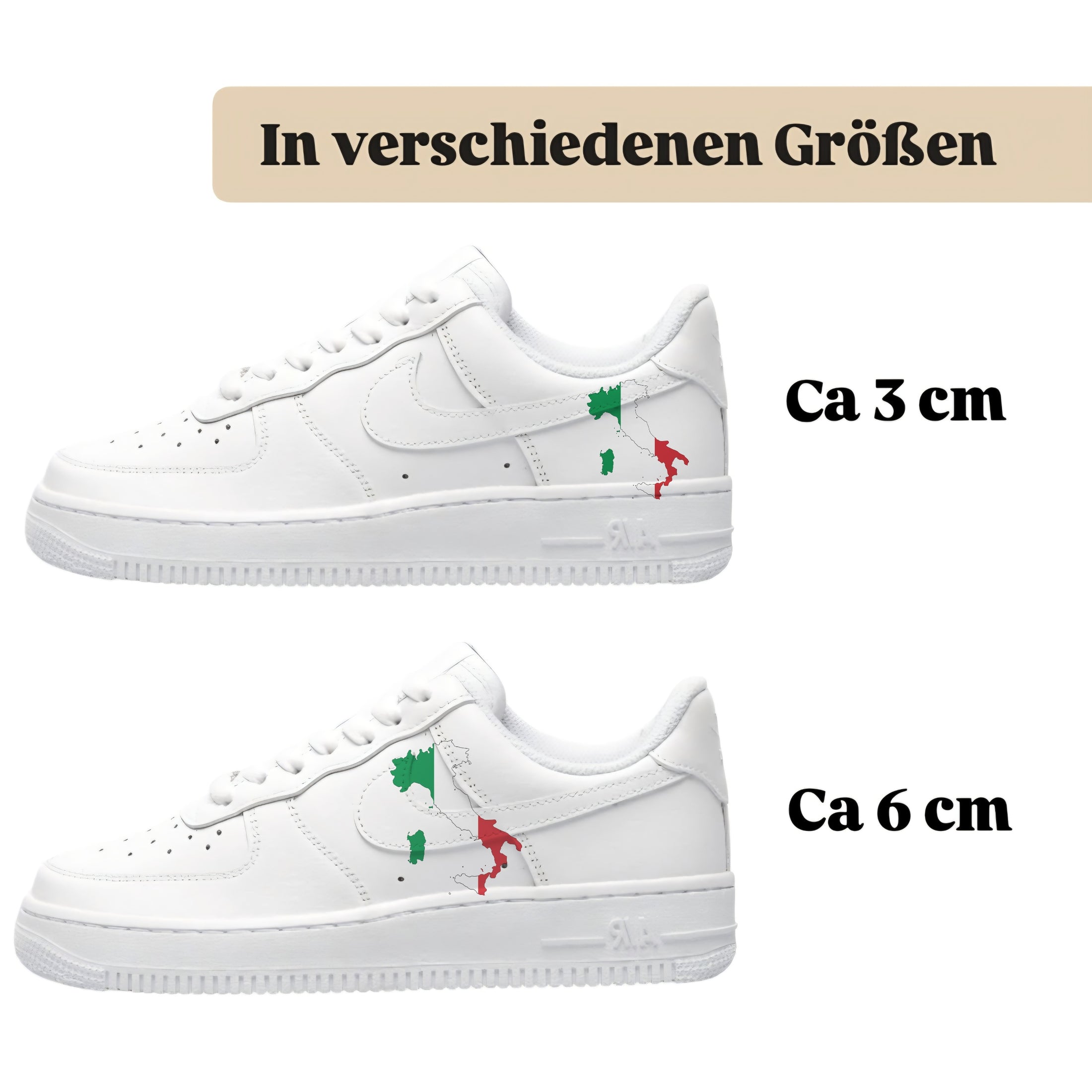 Sneakerfolien für verschiedene Schuhe Nike Adidas Puma Italien