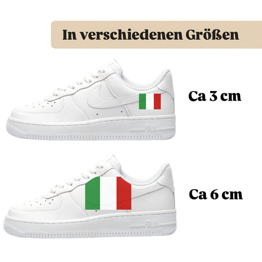 Bügelbilder für Custom Sneaker mit Land Design Italien