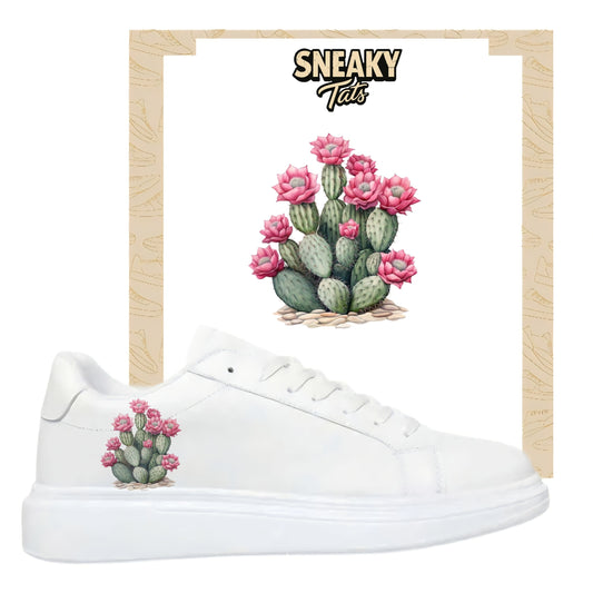 Bügelbilder für mehrere Sneakerarten  Kaktus