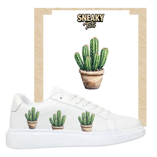 Sneakerfolien für verschiedene Schuhe Puma Adidas Nike Badelatschen Kaktus