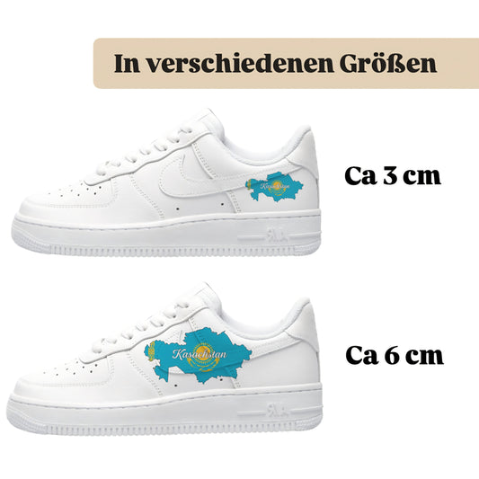 Bügelbilder für verschiedene Sneaker Nike Adidas Kasachstan