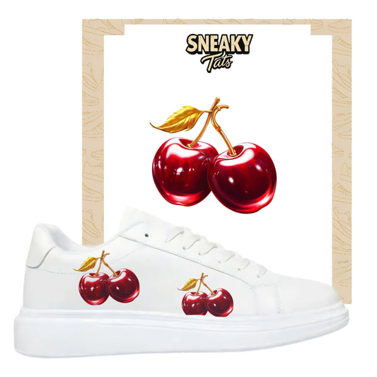 Sneakerfolien für verschiedene Schuhe Puma Adidas Nike Badelatschen Kirschen