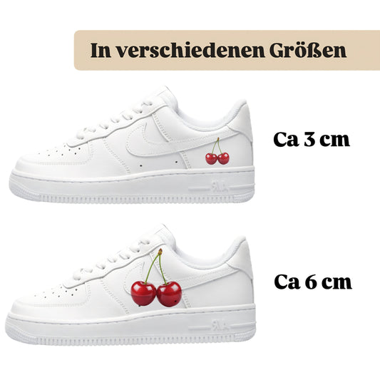Bügelbilder einzigartige für viele verschiedene Schuhe Kirschen ohne Blatt
