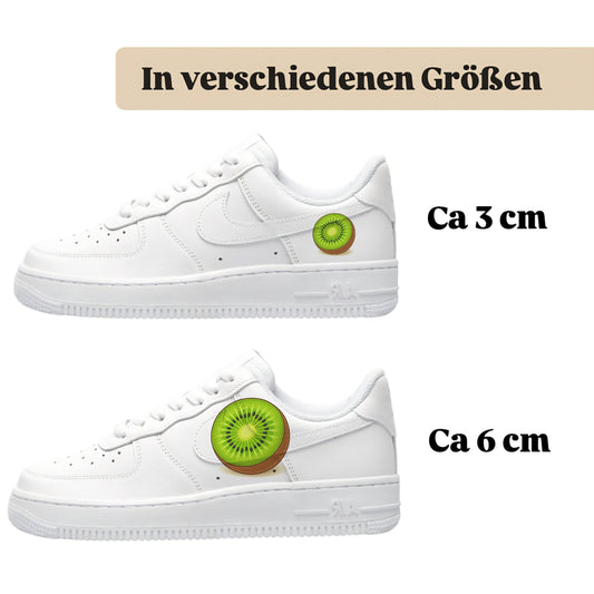 Bügelbilder einzigartige für viele verschiedene Schuhe Kiwischeibe