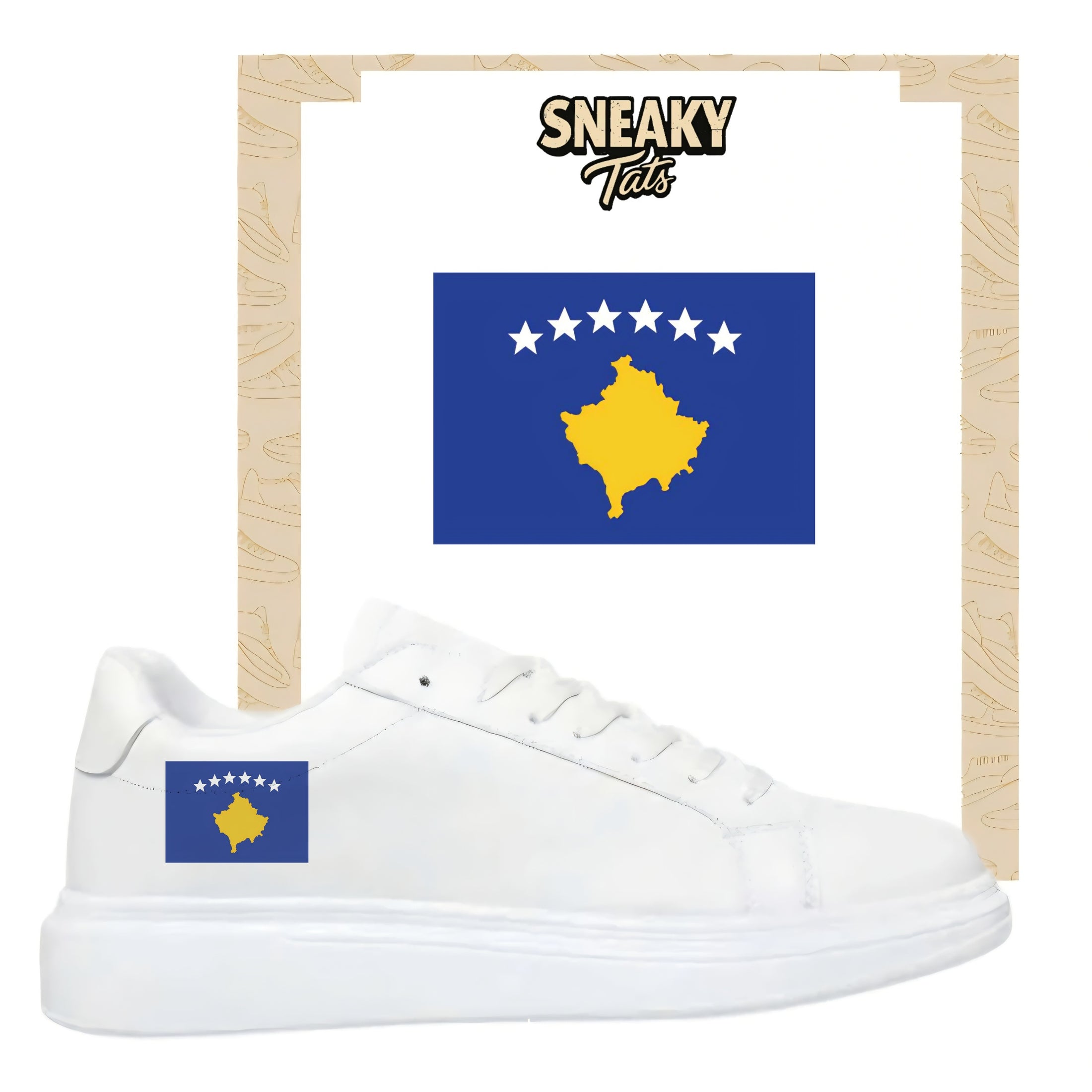 Sneakerfolien für verschiedene Schuhe Nike Adidas Puma Land Kosovo